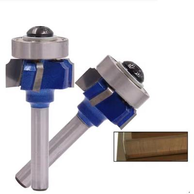 6,35 mm Schaft Rundfräser R1 R2 R3 Abputzen Kantenbearbeitung Holzbearbeitung Fräser Professioneller legierter Stahl Klassischer Fräser
