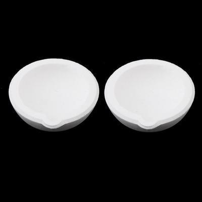2 x Quarz-Silica-Schmelztiegel für 100 g, 4,5 x 1,7 cm