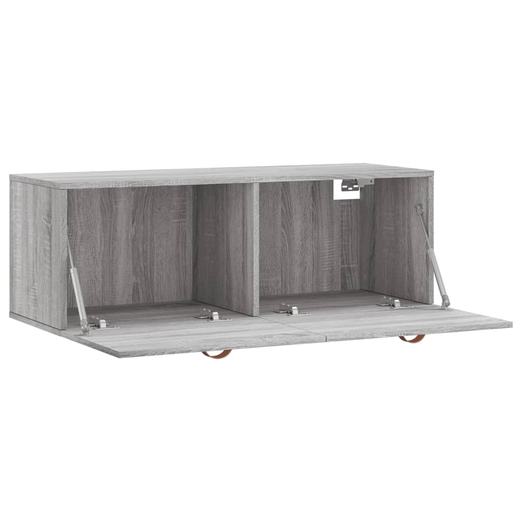 Wall Cabinet Gray Sonoma 100 x 36.5 x 35 cm Particleboard