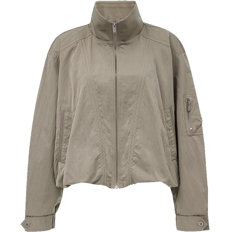 

ONLY 2025 Spring Loose Fit Stand Collar Short Jacket M