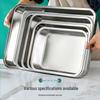Hanyou Stainless Steel Deep Rectangular Tray
