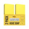 GHAR SOAPS Kojic Acid 2% Soap with Niacinamide | For Pigmentation, Sun Damage, Brightening Underarm & Reduces Dark Spot |(Pack of 2) (100 G X 2)