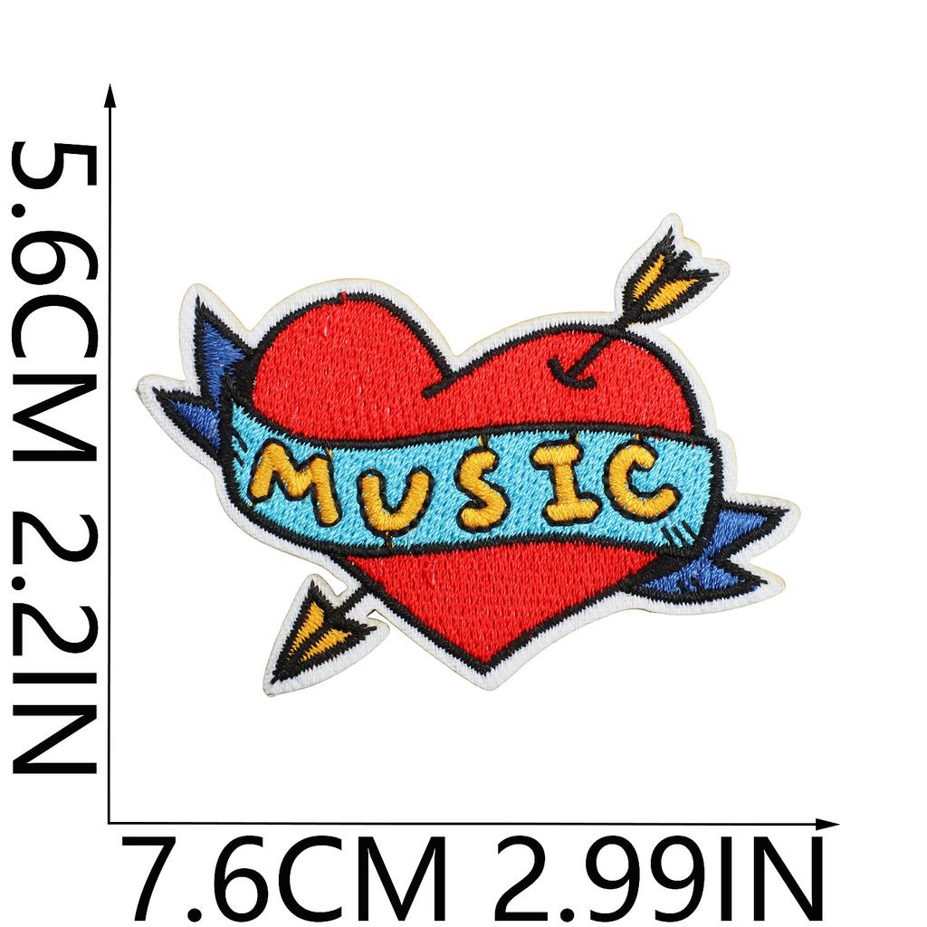 Taylor Cd Embroidery Cloth Sticker Singer Patch Sticker Music Butterfly Disc Computer Embroidery Chapter Bag Decoration Skirt Embroidery Label