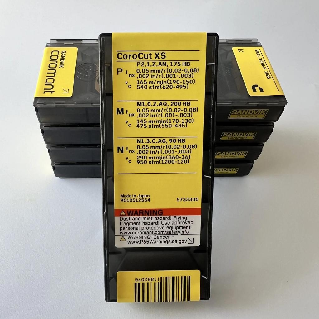 Sandvik / MACL3070-R 1025 / Industrial Indexable Carbide Inserts 10 Pcs