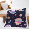 Blankets Astronaut Planet Blankets Lamb Fleece Crystal Fleece Blankets All Seasons