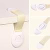 1pc Colored Webbing Multifunctional Safety Locks Children Anti-opening Cabinet Safe Lock Anti-clip Hand Door Lock Fixing Clips