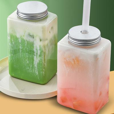 500Ml Tea Milk Fruit Water Cup Beverage Bottle Yogurt Coffee Juice Bottle Party
