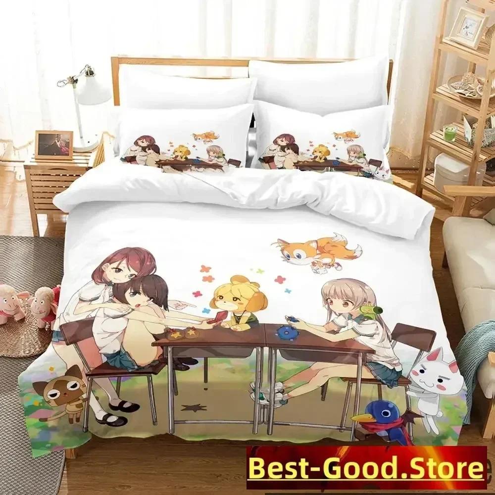 Druk 3D Toro Inoue Anime Doko Demo Issyo Zestaw Pościeli Chłopcy Dziewczęta Rozmiar Twin Queen King Poszwa na Kołdrę Poszewka Poduszka Łóżko chłopcy Dorosły