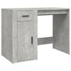 816788 vidaXL Desk Concrete Grey 100x49x75 Cm Engineered Wood