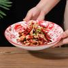 ZISIZ Chinesische Keramikschalen mit floralem Muster