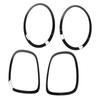 Glossy Black Headlight Taillight Surround Cover Trims for F55 F56 F57 One Cooper S JCW 2014+