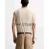 Summer New Men's Wear American Sports Style round Neck Loose Convex Vest Sleeveless T-shirt 4087469
