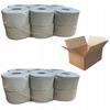 Jumbo-Toilettenpapier Grau Recyclingpapier 100M 24 Stück Ökologisch 2400M