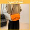 Chic And Simple Korean Style Pu Crossbody Bag With Soft Inner Lining