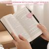 Portable Heart-Shaped Book Marks Cute Design Pagination Mark Stylish Book Page Clip  Journals Use