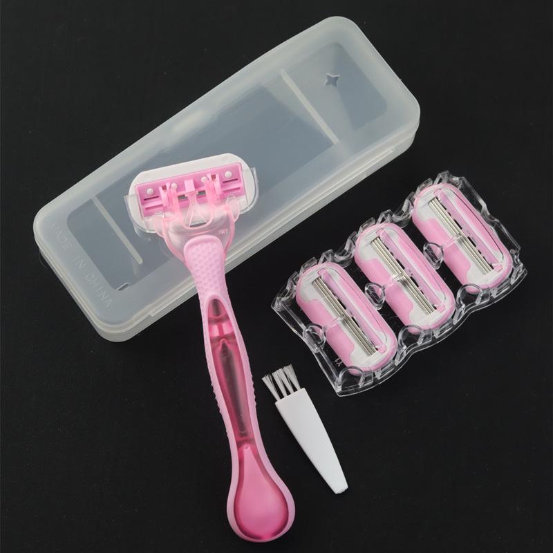 Damen Manueller Haarentfernungsrasierer mit Ersatzklingen - Heiß verkaufter Enthaarungs- und Rasierrasierer Epilierer.