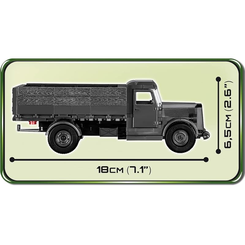 Cobi Historical Collection #2259 Opel Blitz 3.6-36S (German Army) 1/35 Scale