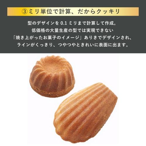 Tomizawa Shoten (TOMIZ) cuoca x CHIYODA Kuma-chan 8-piece Mold (Muffin/Madeleine Mold/Chiyoda Metal/Baking Mold/Baking Sheet/Pastry Making)