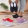 Ladies' Casual Sports Shoes, One Foot Kick, Suitable for Spring and Summer Beach Vacation, Travel and Leisure, Mesh Suitable for Plus Size Women