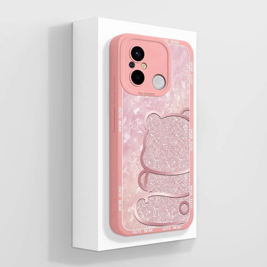 For Redmi 12C 13C 14C 10C 13R 14R 11A 15A Cute Cartoon Cat Phone Cover Liquid Silicone High Quality Anti Slip Durable Protective Case For Redmi Casing