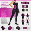 HEXIN Custom Colombian Fajas Body Shaper Red Abdominal Tummy Control Double Straps Latex Waist Trainer Shapers for Women