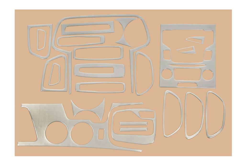 

Накладки на панель (Meric) Алюминий для Renault Megane IV 2016-2025 гг