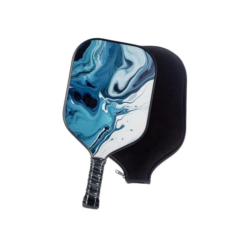 Pickleball Paddle With PP Honeycomb Core Fiberglass Face Lightweight Tournament Ready