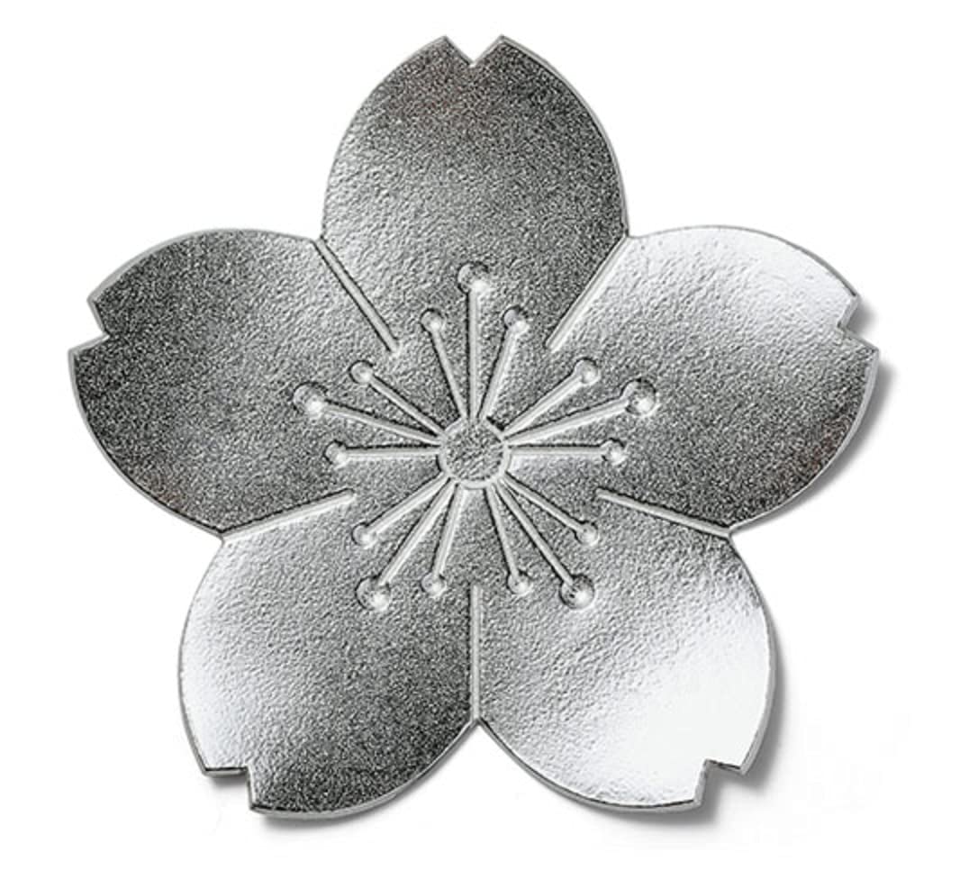 

[Упаковка из бумаги васи Носаку] Поднос для цветов, Сакура