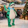 Costume Gonfiabile Rana Gonfiaggio Rapido per Adulti Tuta Gonfiabile con Soffiatore a Batteria Cartone Animato Verde Outfit Halloween Cosplay Festa