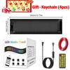 Led Display Truck Eye LED DIY Matrix Pixel Panel Animation Bluetooth App Control Programmable Flexible Screen With Keychain Gift