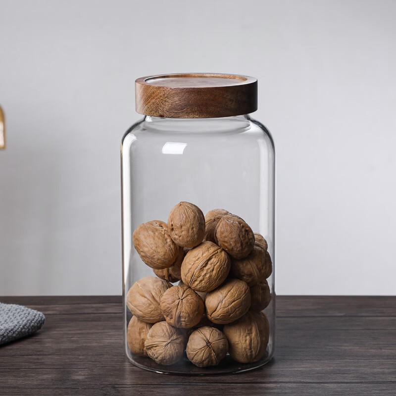 Airtight Threaded Glass Storage Jar