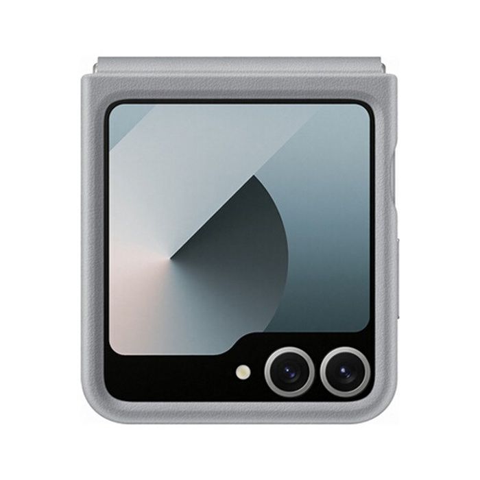 Case - Kindsuit - Galaxy Z Flip 6 - Genuine Leather - Grey - Flexible