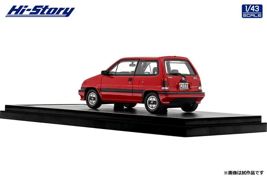 INTERALLIED Hi Story Honda City R Frame Red Finished Model 1/43 (1985)