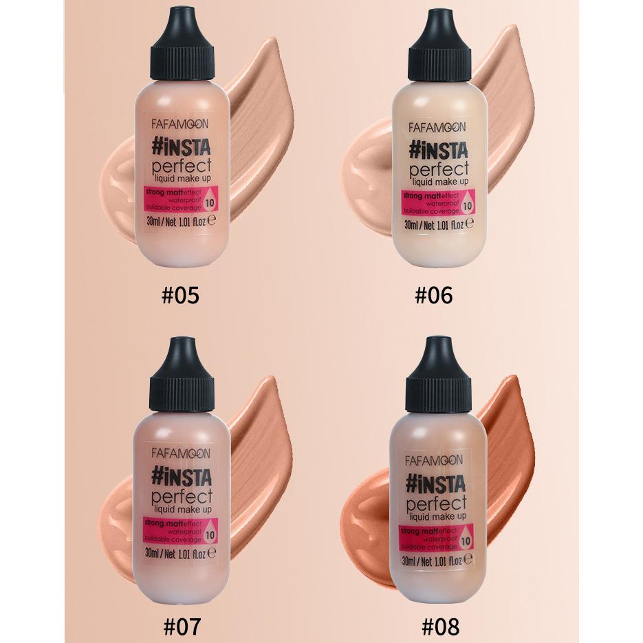 8 Colors Foundation Lasting Liquid Concealer Non-removal Foundation Oil Control Lightweight Moisturizing Hydrating Contour Concealer 30ml