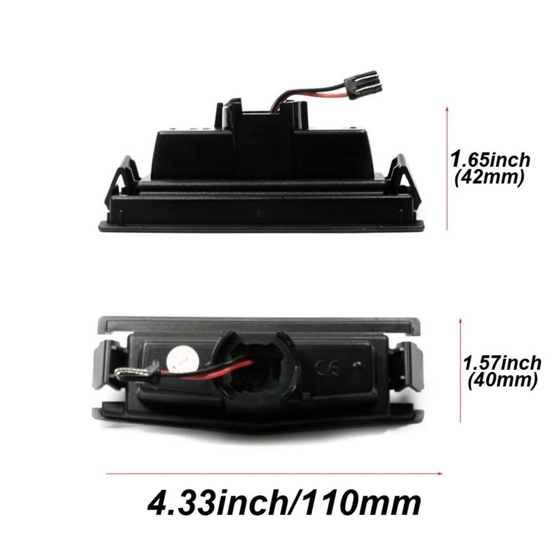 License Plate Light LED White Compatible with MX5 Miata 2016 Car Accessories Auto Parts Rear License Plate Light