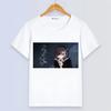 Breathable White Summer Short Sleeve Tshirt With Cartoon Print From Anime Call of the Night Unisex And Unisex TShirt