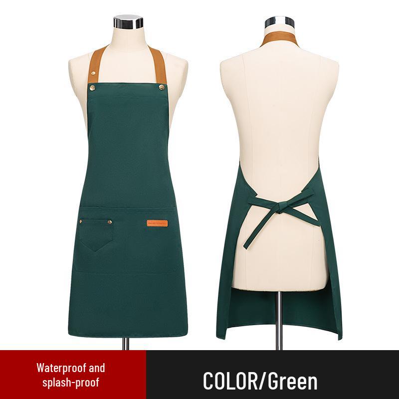 

Waterproof Oil-Proof Apron: Stylish Stain-Resistant Workwear with Household Printing - Perfect for Gifts