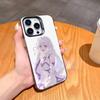 Re Zero Rem Emilia Phone Case For iPhone17,16,15,14,13,12,11,Pro,MAX White Matte Shockproof Cover