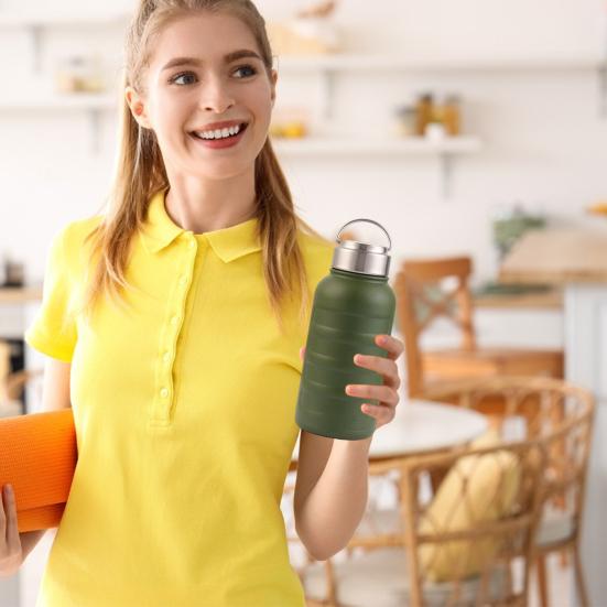 Nerezový vakuový hrnek 750 ml Nepropustný izolovaný termohrnek Nádoba na horké nápoje na cesty Domácí kancelář Posilovna Cestování