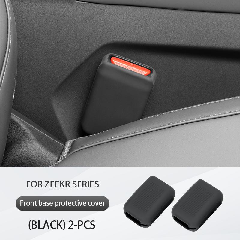 For ZEEKR 001 X belt buckle Silicone Case Snap protector Anti scratch and anti abnormal noise Seat belt interior accessories