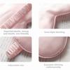 Polyester Sleep Mask Breathable Double Sided Breathable Eye Mask Multi-Color Sleep Shading Simulation Silk Eye Mask Office Nap