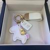 Instant Wealth Little Pony Car Keychain: Cute Cartoon Pendant for Couples, Ensures Safety & Prosperity, Perfect Small Gift