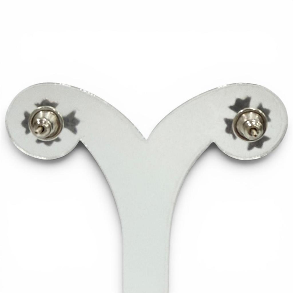 Great CHROME HEARTS Pierce No.2 CH CRS FAT CH Cross Fat Stud Set of 2 Silver 925 Used
