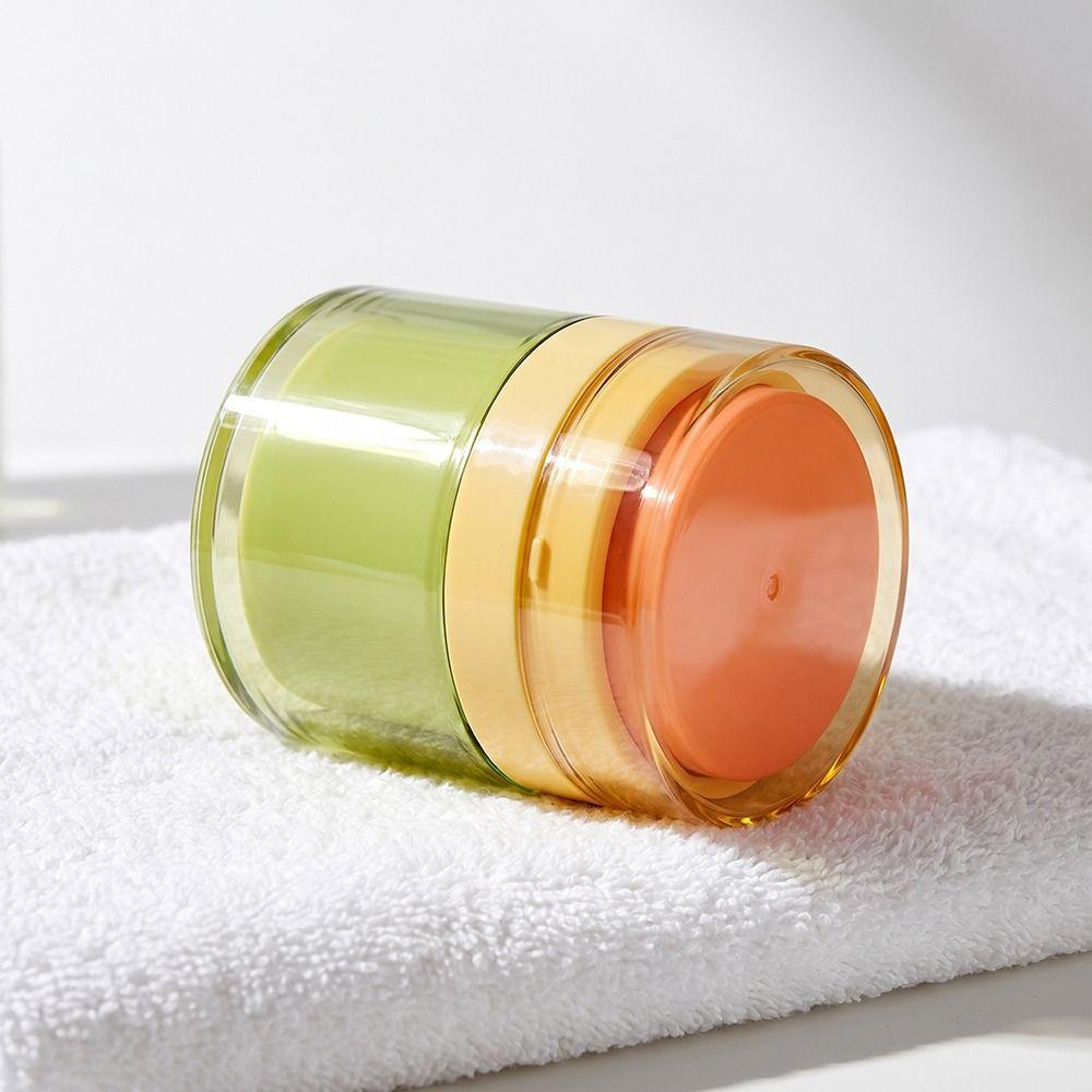 Push Down Mechanism Airless Pump Jar 50ml Capacity Empty Lotion Dispenser Outdoor