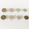 17mm White Brass Shank Button for Jeans (Item 12) - Multiple Sizes Available