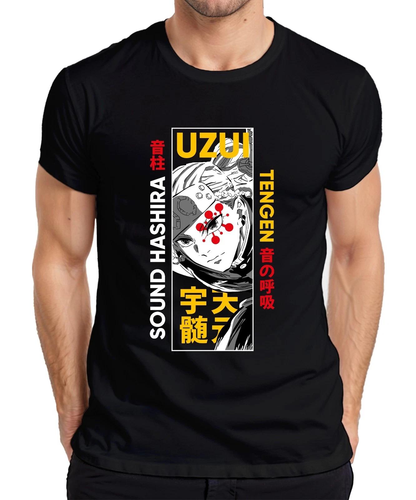 Uzui Tengen Sound Hashira Demon Slayer Anime Fan Geschenk Herren T-Shirt XL