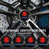 4 Pièces Emblème de Voiture Cache-Moyeux Autocollant Badge de Jante Couvercle Pour Suzuki Baleno Vitara Samurai Kaiser DZire Across Kizashi Splash