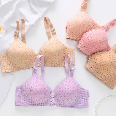 Breathable, No-Wire, Comfortable Bras with Back Buttons for Middle-Aged and Elderly Moms