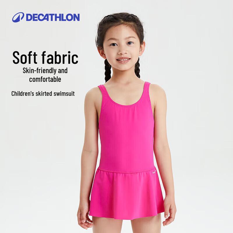 Decathlon Girl s One-Piece Dress Swimsuit 165CM