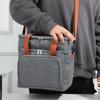 Lightweight Insulated Lunch Bag Leakproof Picnic Tote Bag Double Deck Lunch Cooler Bag  Adults